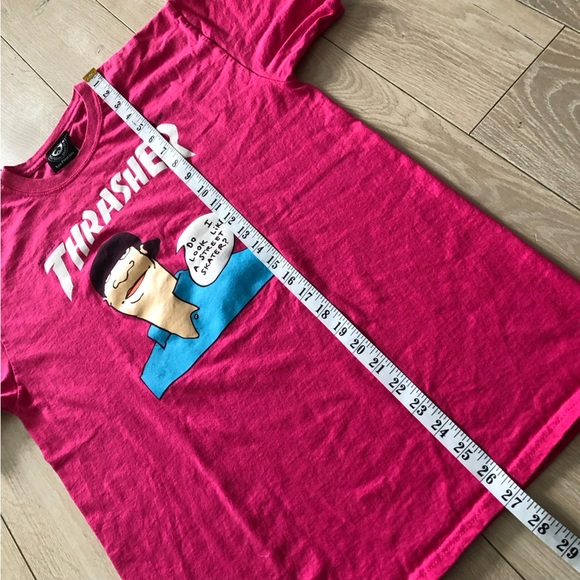 Thrasher 2018 Gonz Cover Street Skater T Shirt in Pink Size M - Picture 7 of 9